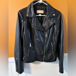 Michael Kors Vintage Black Leather Jacket